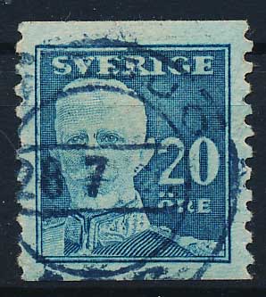 Sverige AFA 129 Stemplet