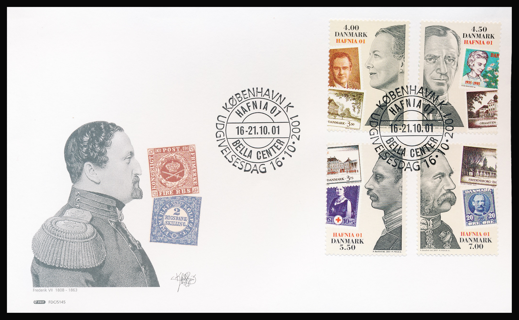Danmark FDC AFA 1294-1297