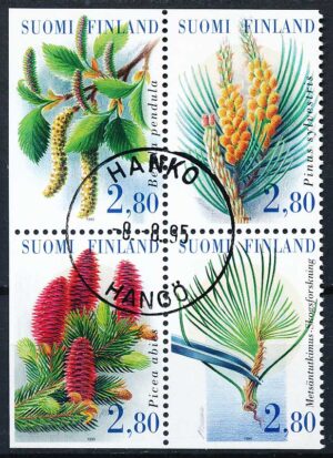 Finland AFA 1295-1298 Sammentryk Stemplet