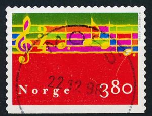 Norge AFA 1295Cn Stemplet