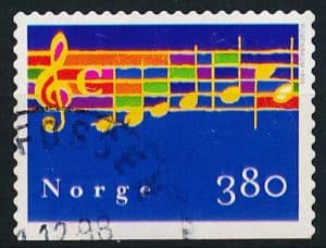 Norge AFA 1296Cn Stemplet