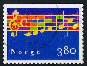 Norge AFA 1296Co Stemplet