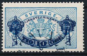 Sverige Tjenestemærker AFA 12 Stemplet