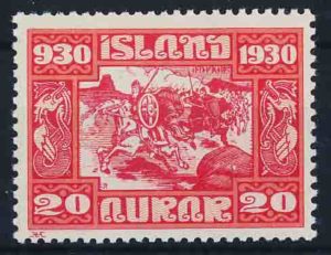 Island AFA 130 Postfrisk