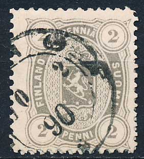 Finland AFA 012LB Stemplet