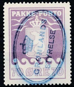 Grønland Pakkeporto AFA 13 Stemplet