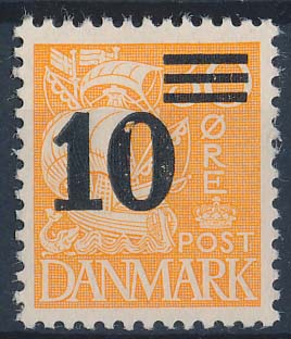 Danmark AFA 222y Ubrugt