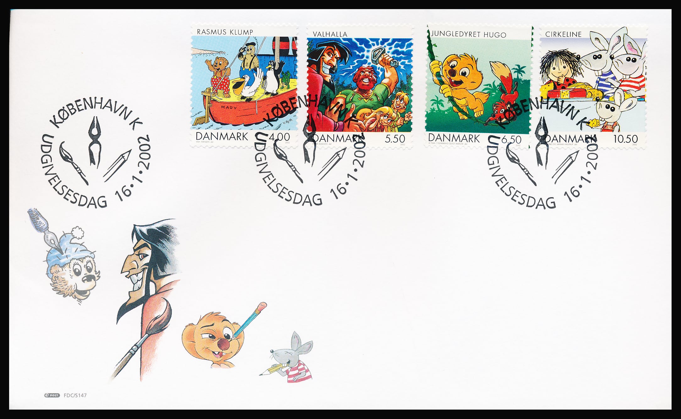 Danmark FDC AFA 1319-1320