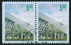 Norge AFA 1307Cv+1307Ch Stemplet