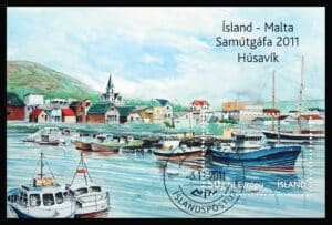 Island AFA 1308 Miniark Stemplet