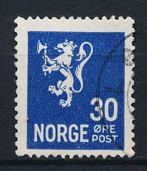 Norge AFA 133 Stemplet