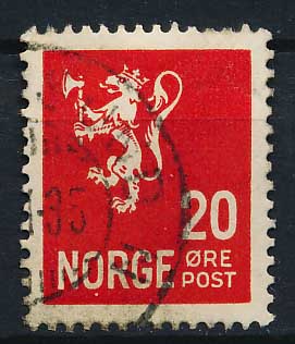 Norge AFA 131 Stemplet