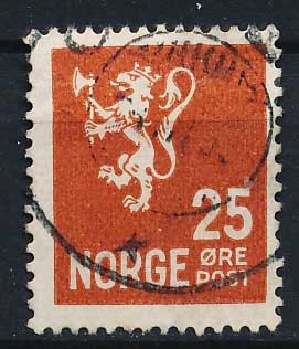 Norge AFA 132 Stemplet