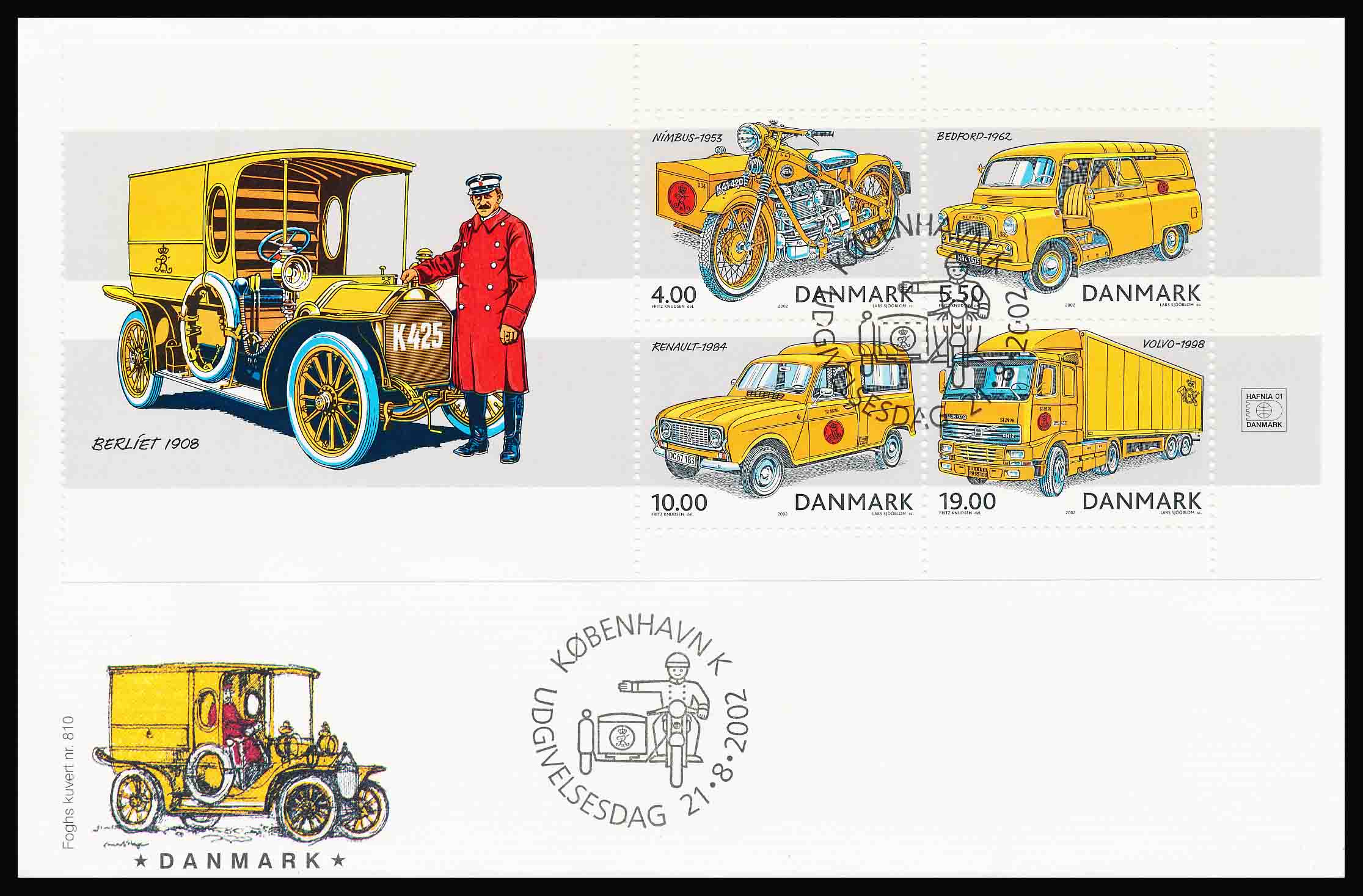 Danmark FDC AFA 11325A+1325B