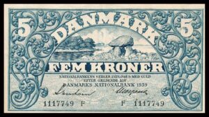 Danmark 5 Kroner 1939 Kvalitet 1 F1117749