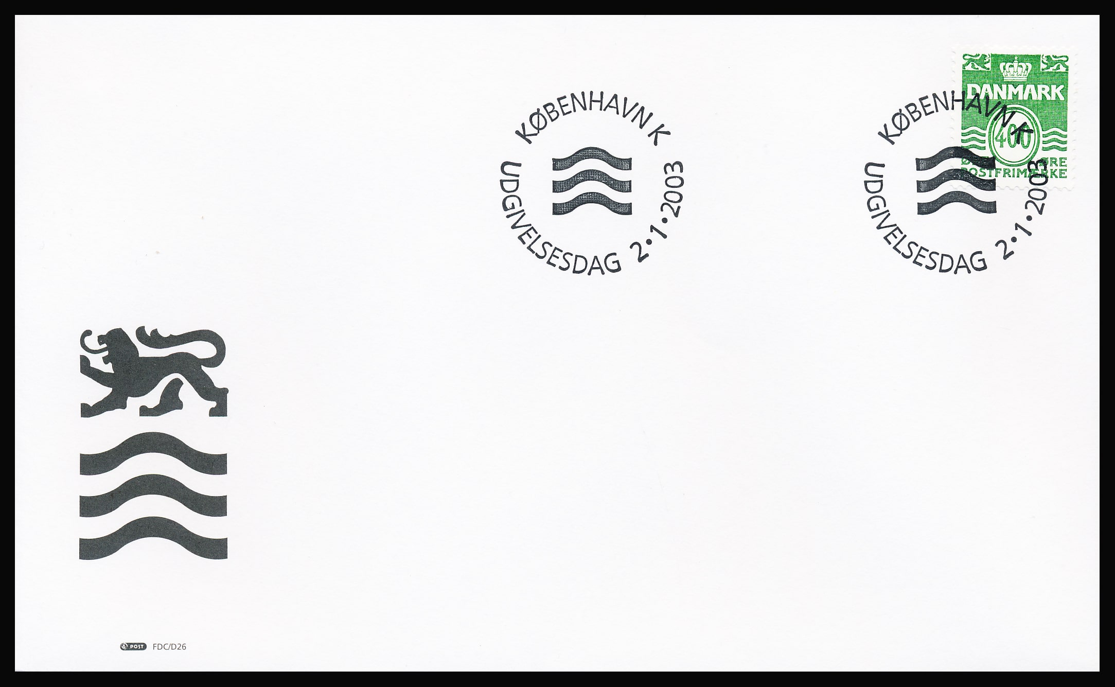Danmark FDC AFA 1337