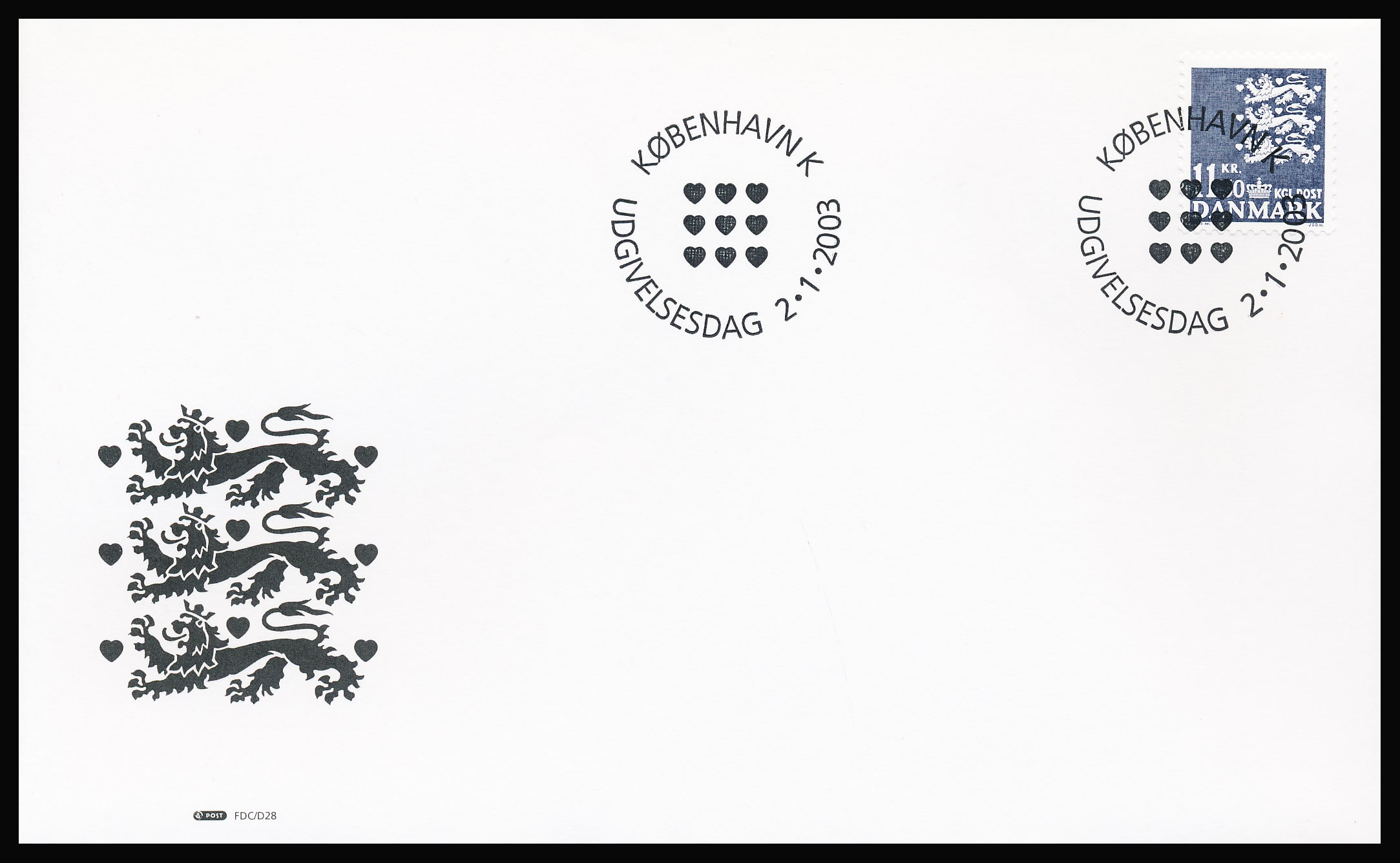 Danmark FDC AFA 1341