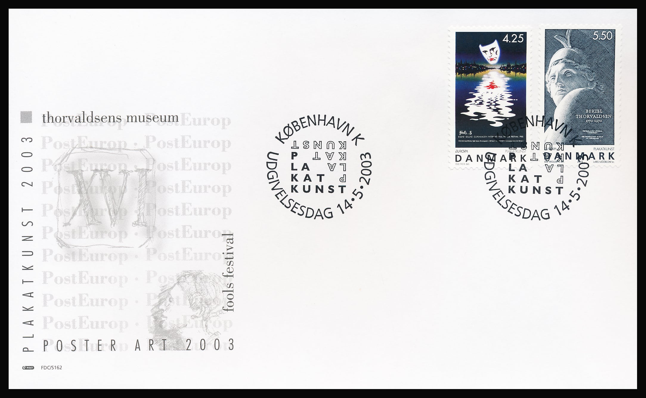 Danmark FDC AFA 1350-1351