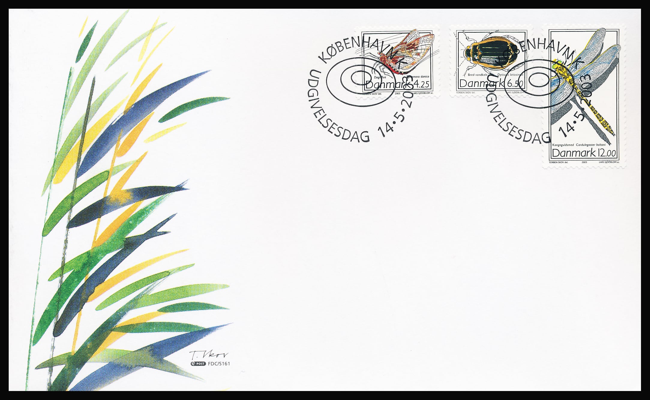 Danmark FDC AFA 1352-1354