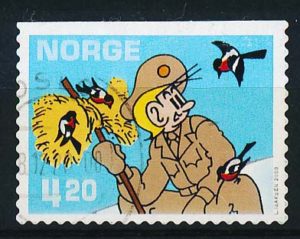 Norge AFA 1357Co Stemplet