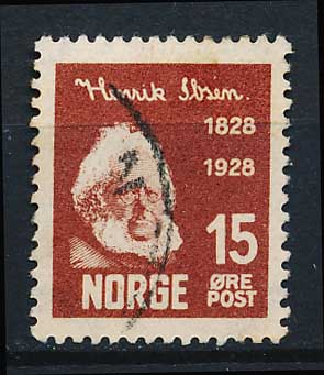 Norge AFA 136 Stemplet