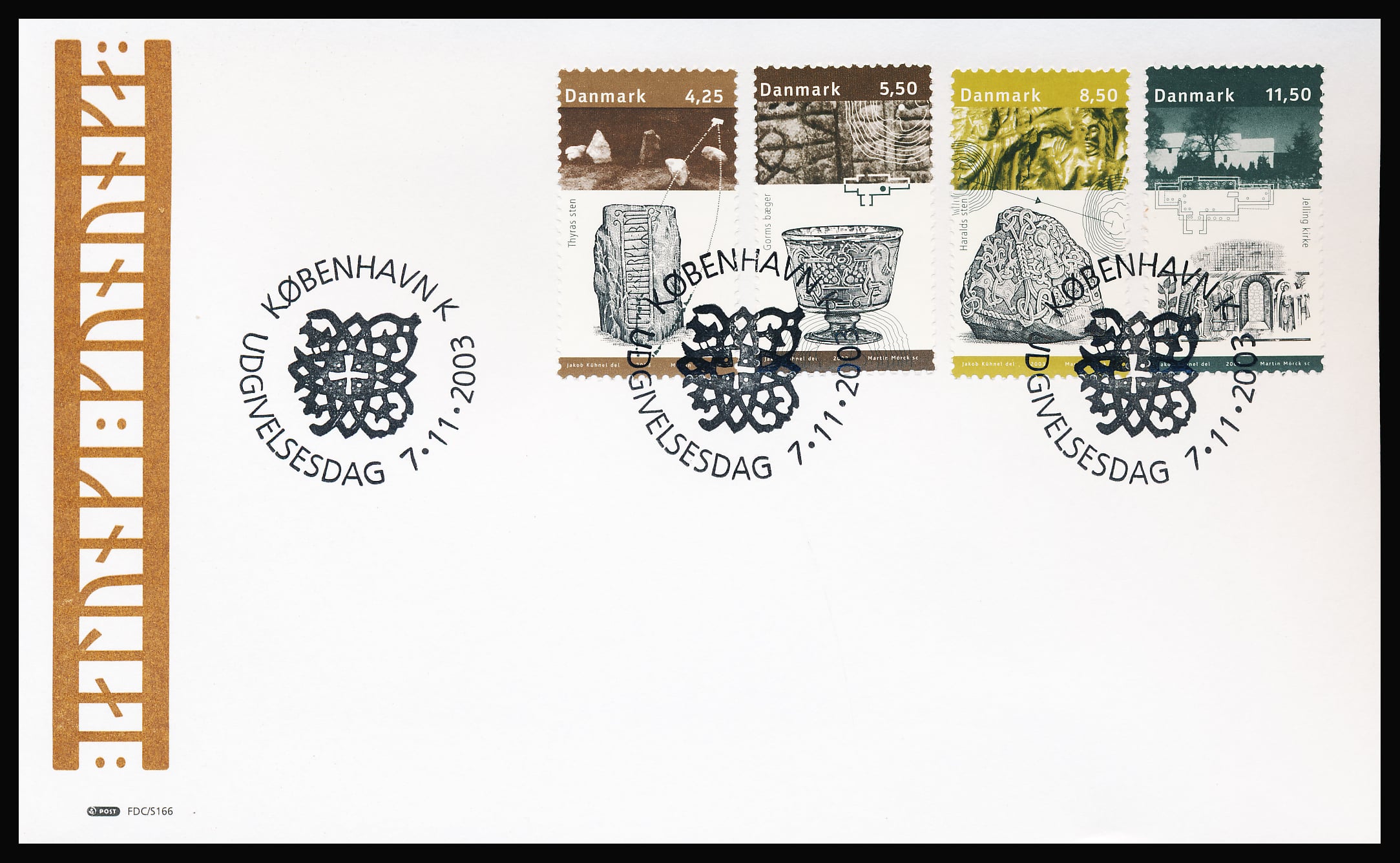 Danmark FDC AFA 1363-1366