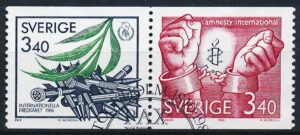 Sverige AFA 1387+1388 Stemplet
