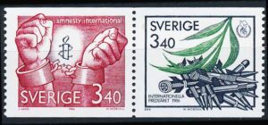 Sverige AFA 1388+1387 Postfrisk