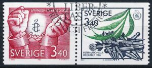 Sverige AFA 1388+1387 Stemplet