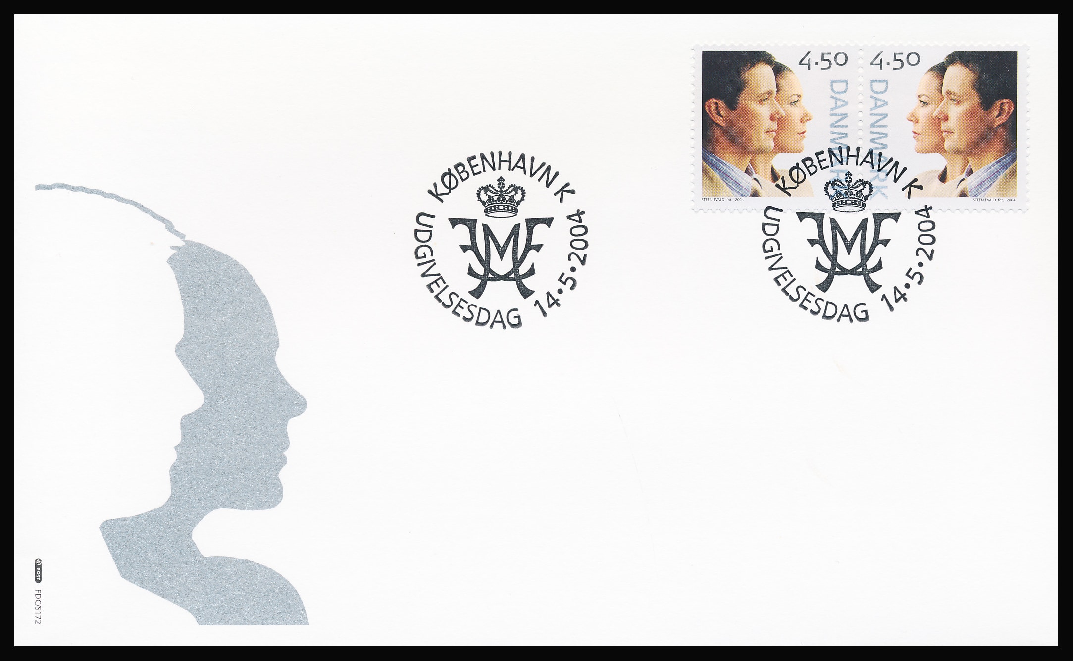 Danmark FDC AFA 1388-1389 Parstykke