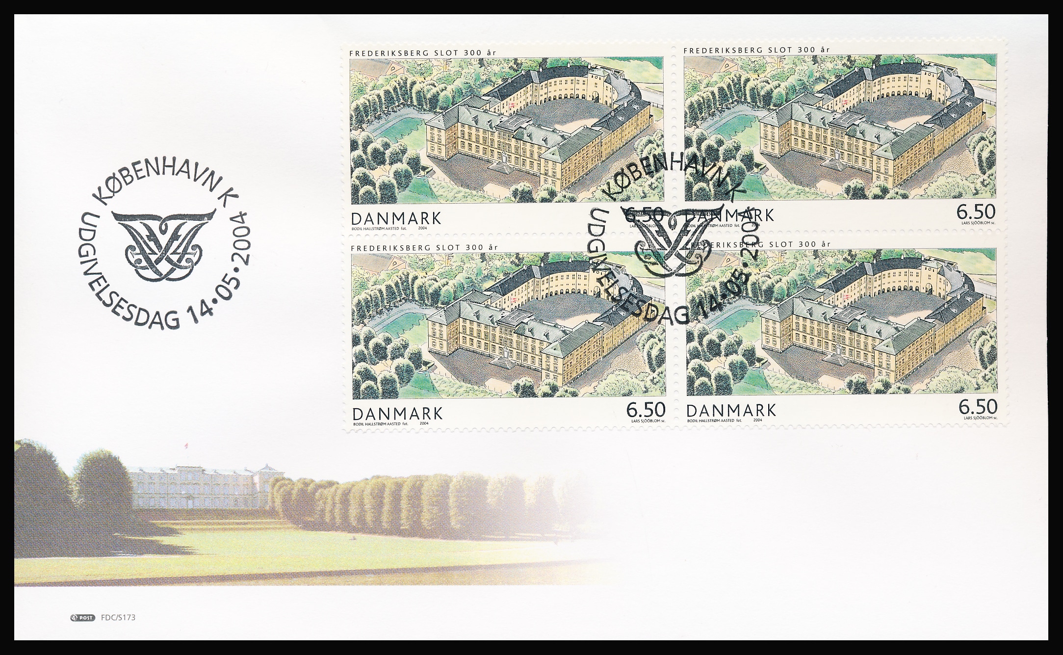 Danmark FDC AFA 1391-1393 4-Blok