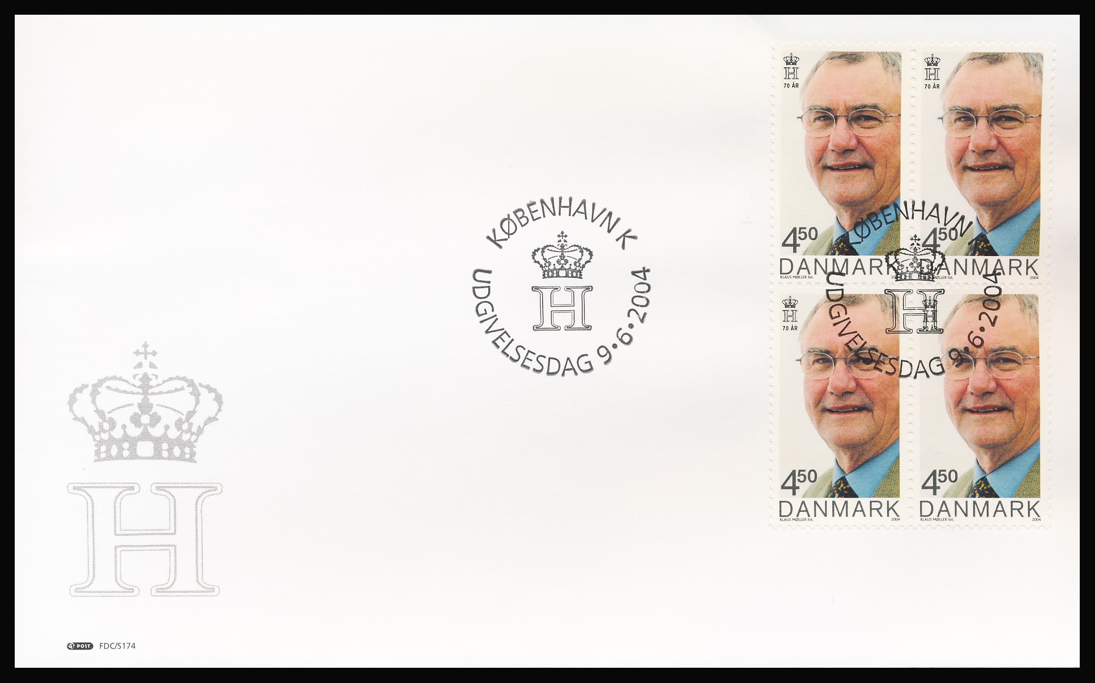 Danmark FDC AFA 1395 4-Blok