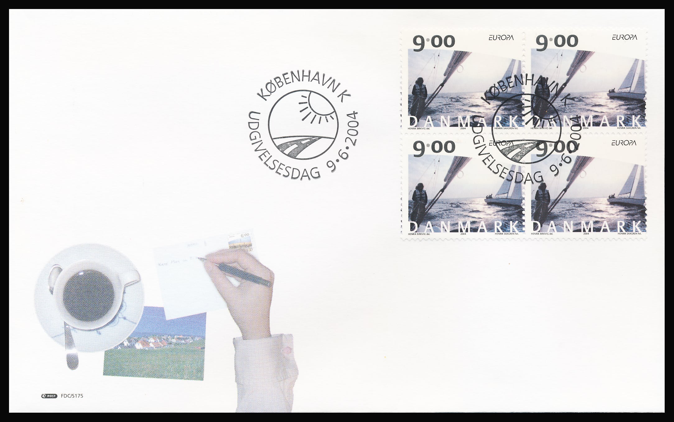 Danmark FDC AFA 1396-1397 4-Blok