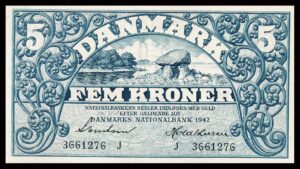 Danmark 5 Kroner 1942 Kvalitet 0-01 J3661276