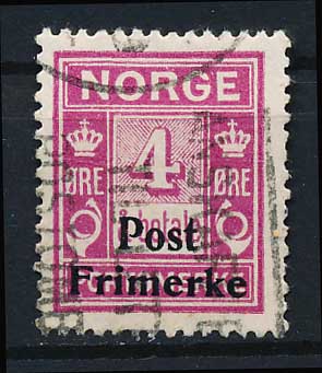 Norge AFA 140 Stemplet