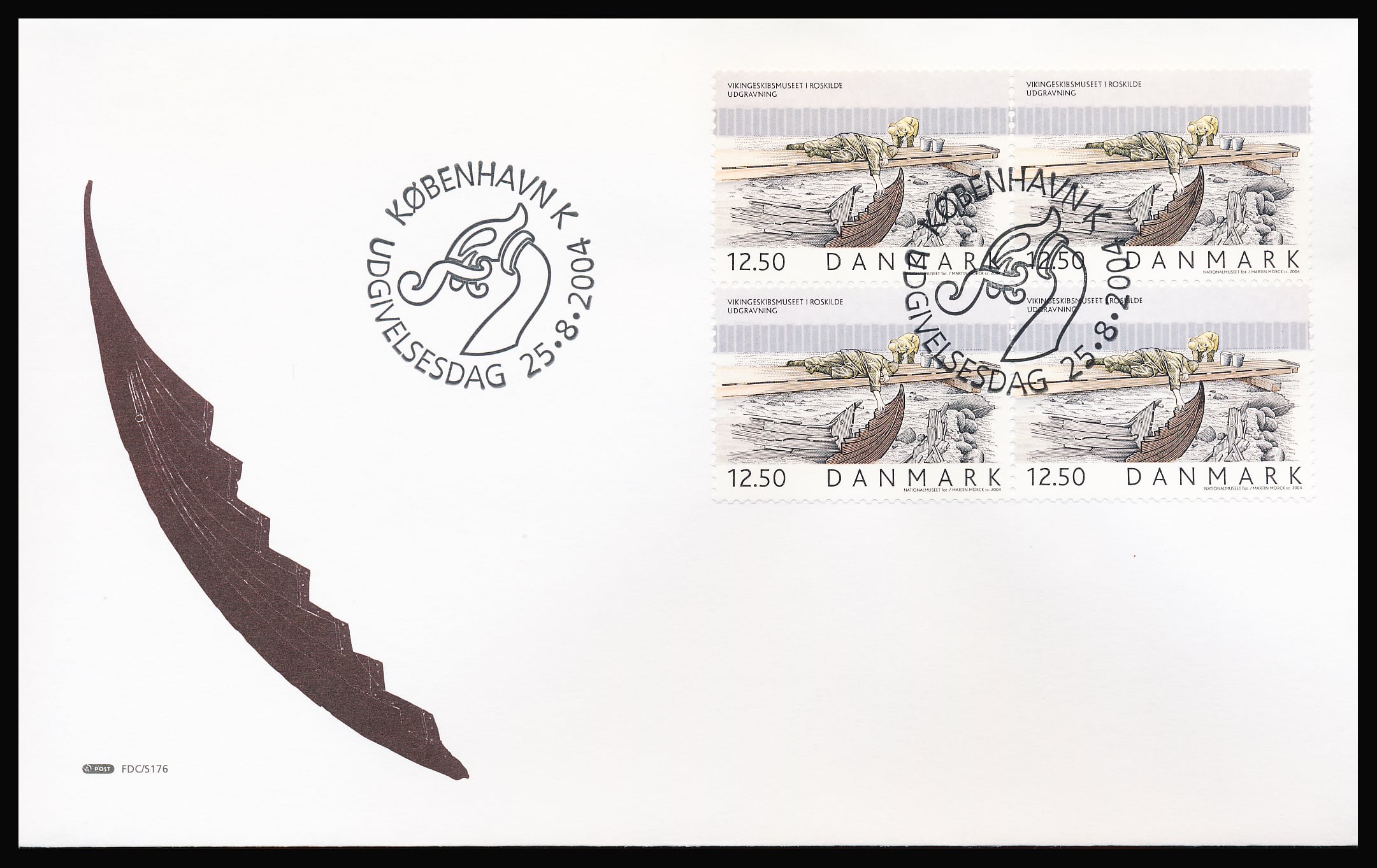 Danmark FDC AFA 1400 4-Blok