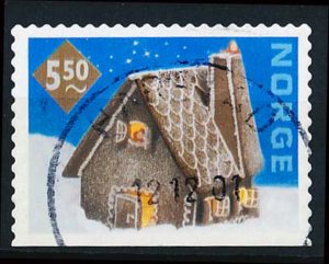 Norge AFA 1402Cn Stemplet