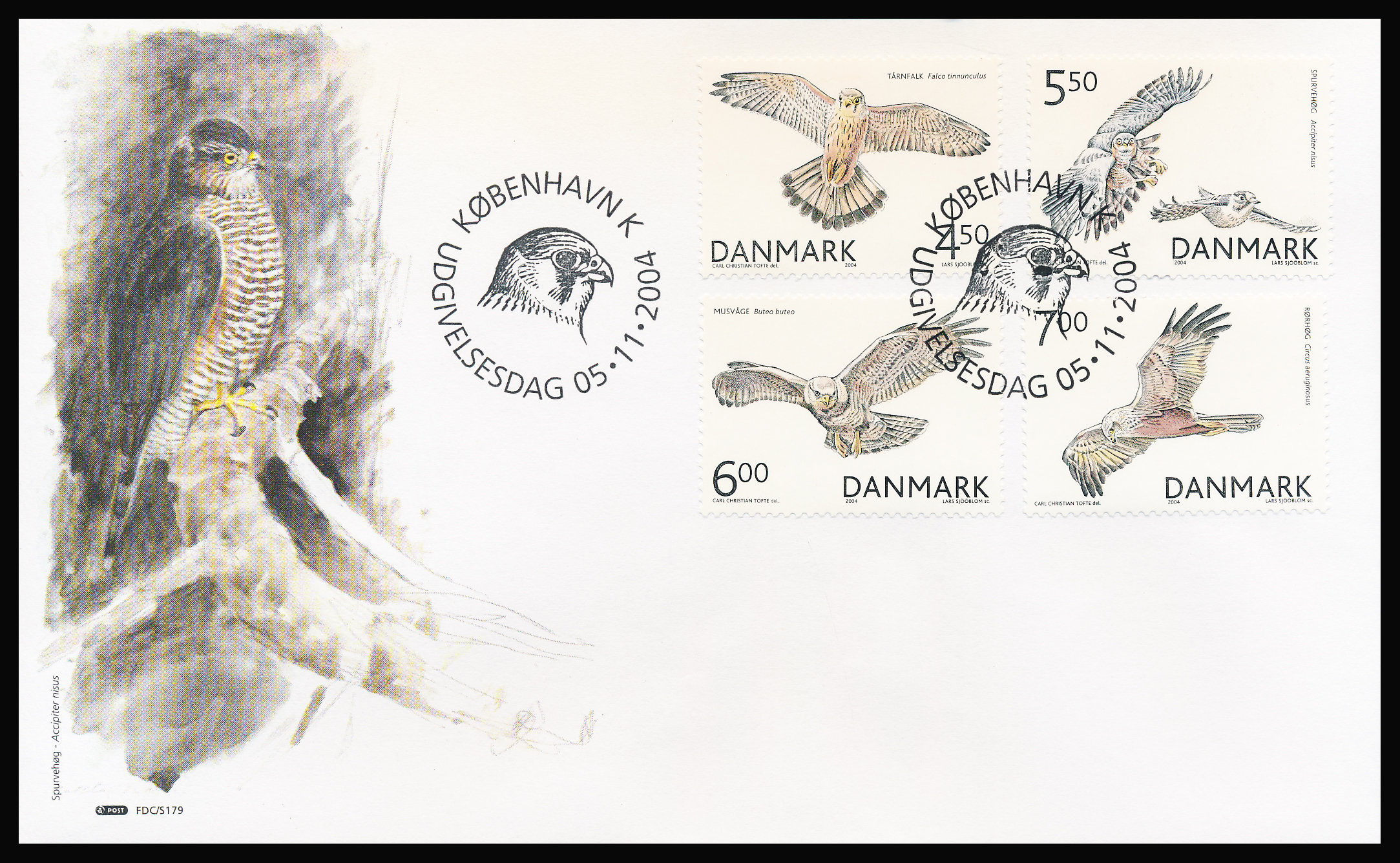 Danmark FDC AFA 1409-1412