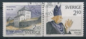 Sverige AFA 1412+1411 Stemplet