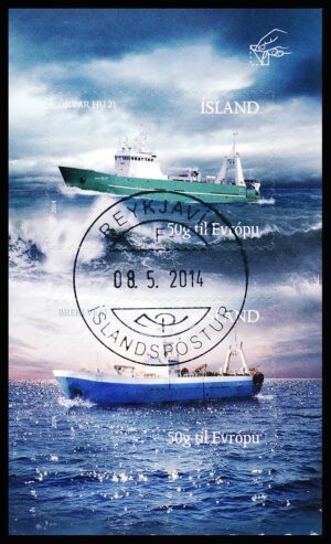 Island AFA 1414+1415 Parstykke Stemplet