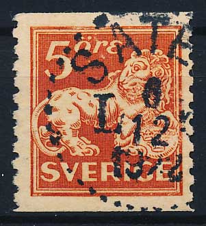 Sverige AFA 141ay Stemplet