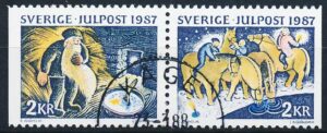 Sverige AFA 1427Cv+1428Ch Stemplet