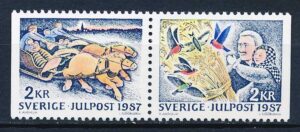 Sverige AFA 1427Cv+1428Ch Postfrisk