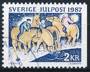 Sverige AFA 1428Ch Stemplet