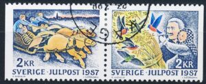 Sverige AFA 1429Cv+1430Ch Stemplet