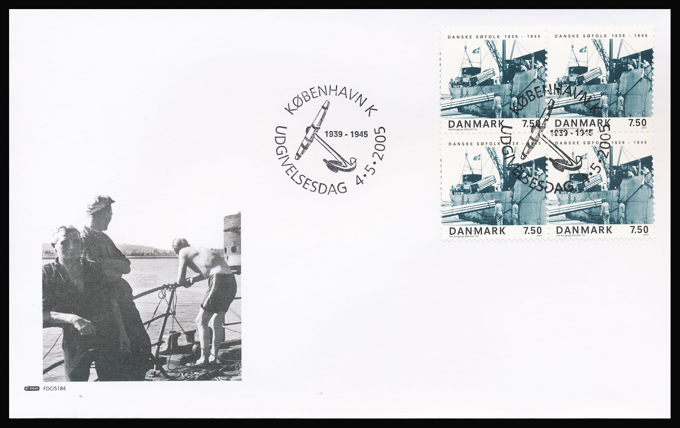 Danmark FDC AFA 1435-1436 4-Blok
