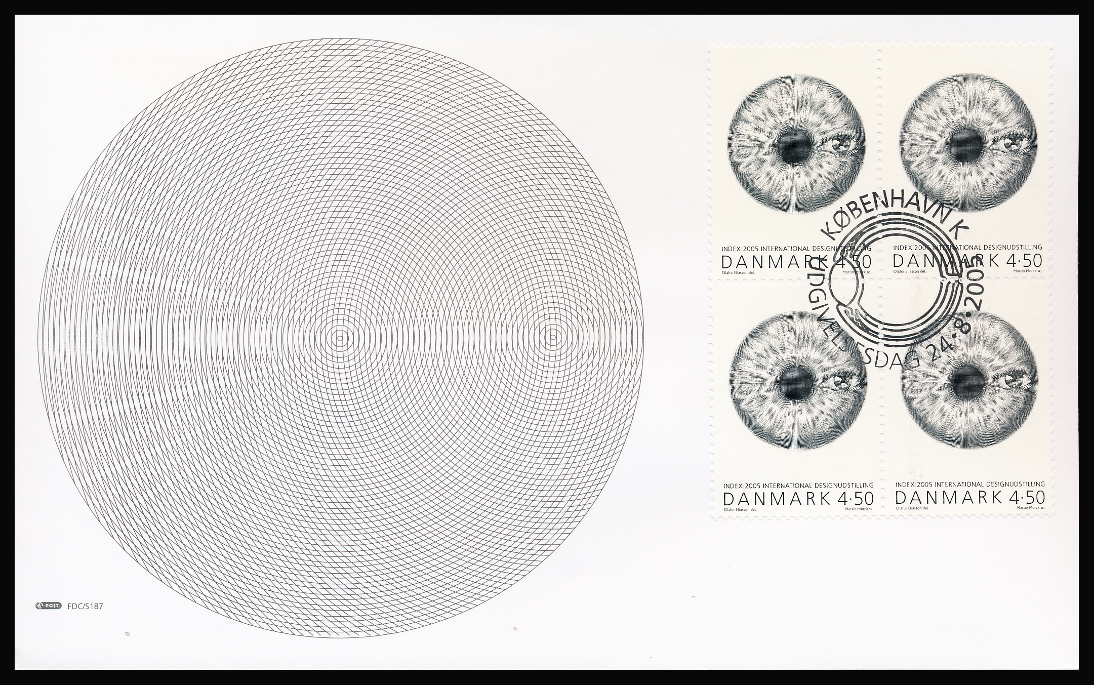 Danmark FDC AFA 1443 4-Blok