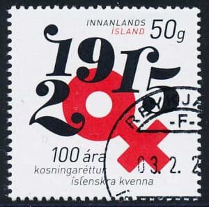 Island AFA 1443 Stemplet