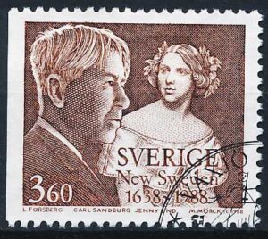 Sverige AFA 1445Cv Stemplet