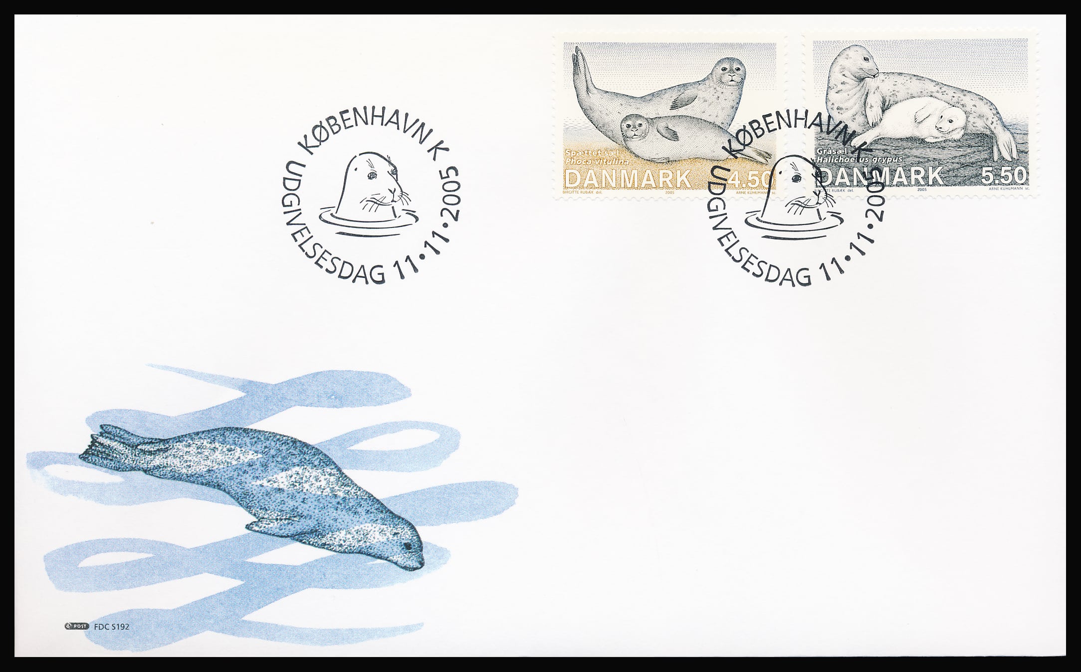 Danmark FDC AFA 1451-1452